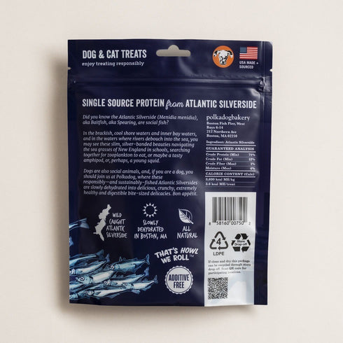 Polkadog Atlantic Silverside 2.5oz